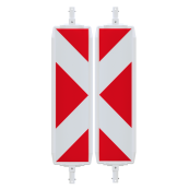 Turn traffic panel type NOX | film RA2/B, arrowed | on both sides indicating right / left